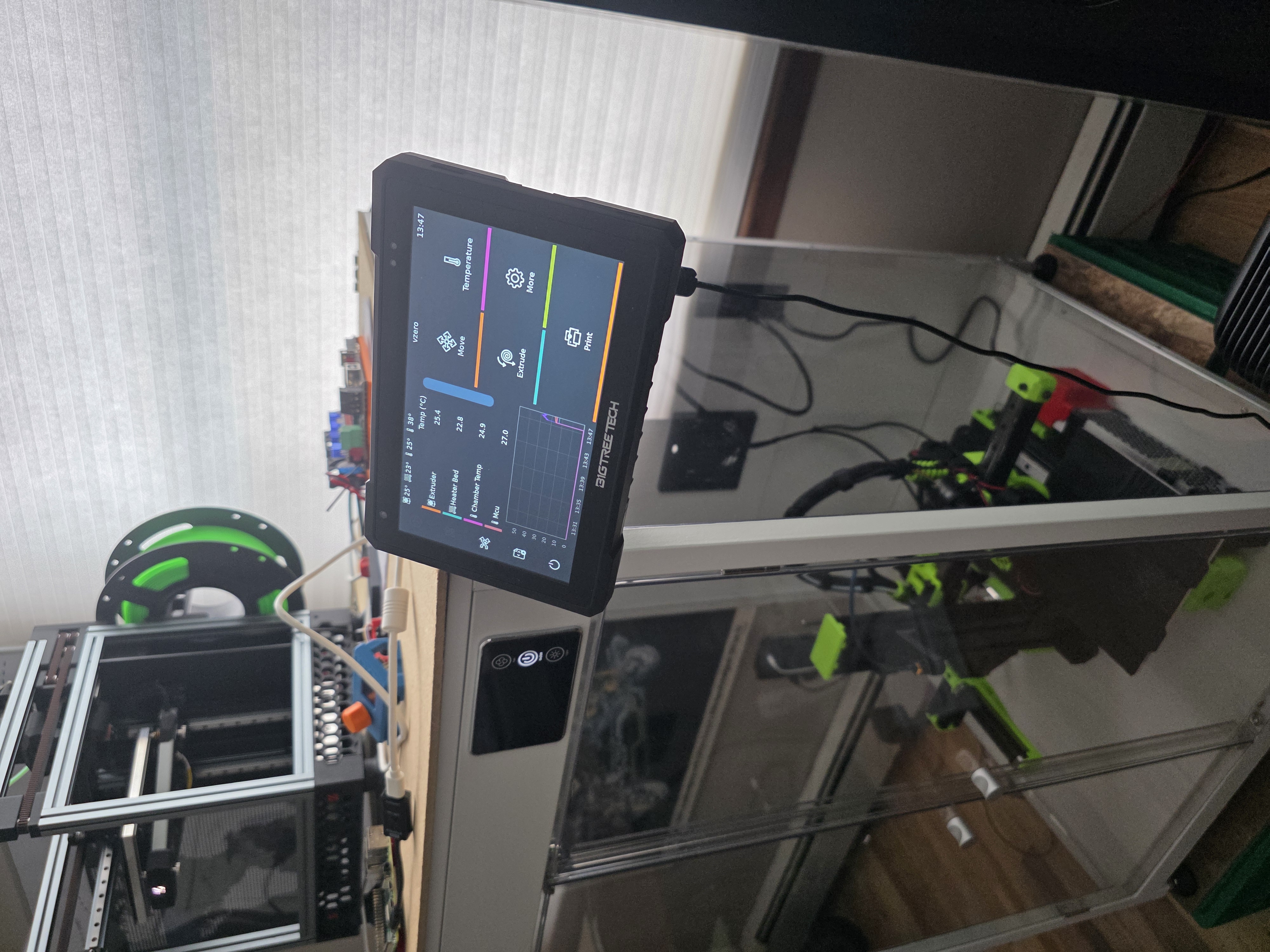 Sonic Pad & BTT PAD7 Hinged Mount for CRAFIT Enclosures