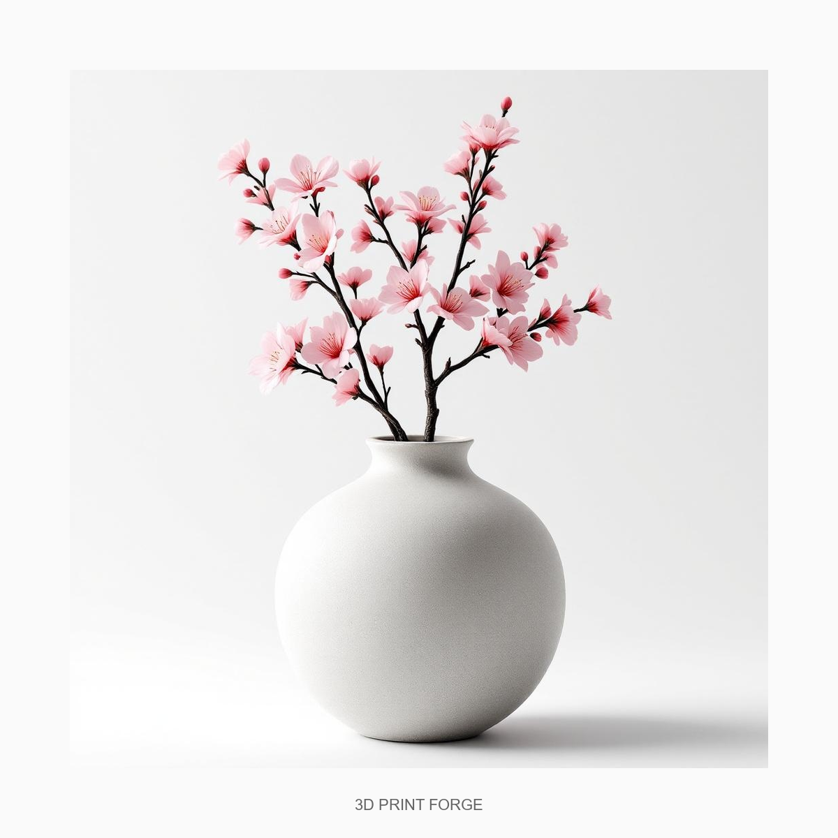 Cherry Blossom Vase - 3D Printable STL File