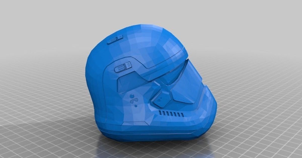 Episode 7 Stormtrooper Helmet Revised By Jace1969 | Download Free STL ...