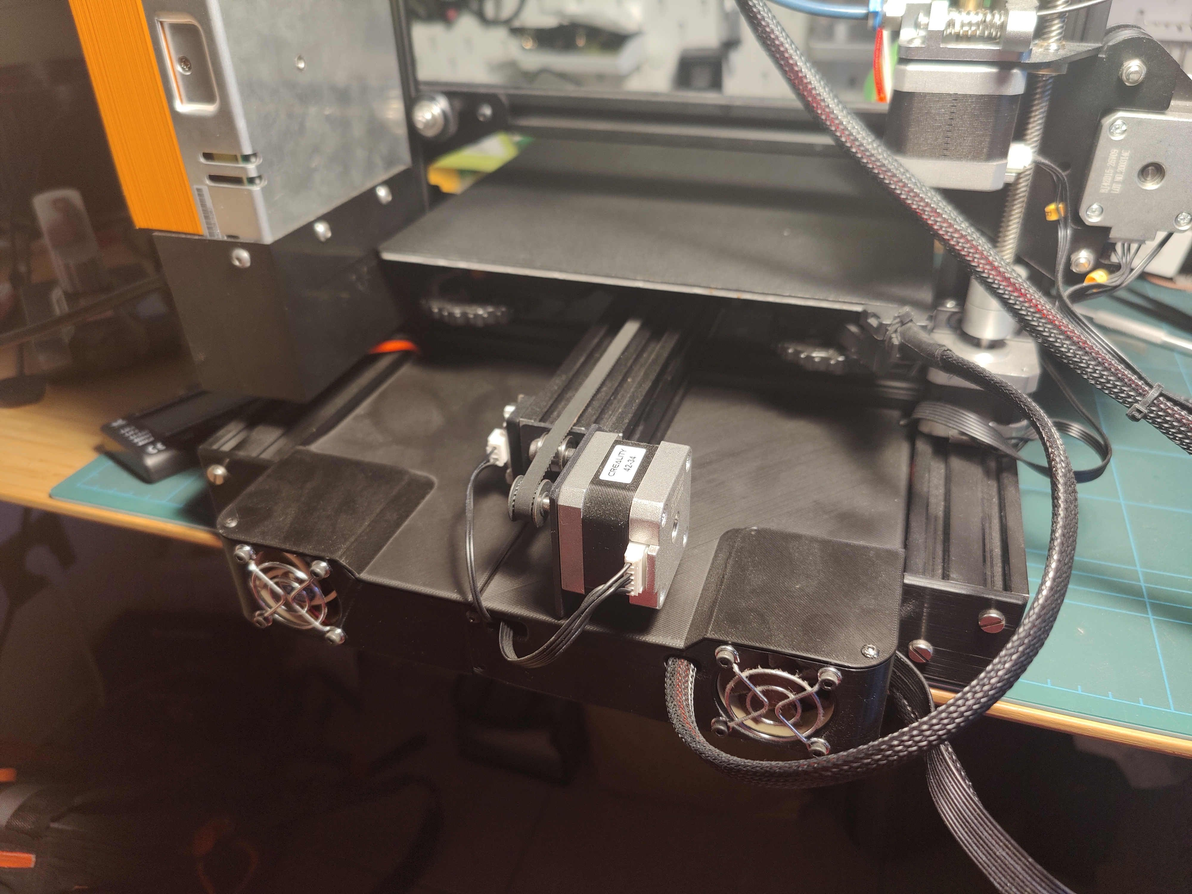 Ender 3 Pro Back Box for SKR Mini E3 V2.0 and Pi