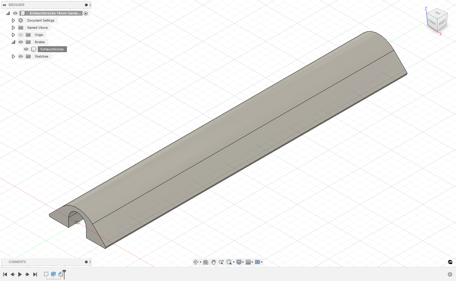 Hose bridge for Gardena MicroDrip laying pipe 13 mm (1/2")