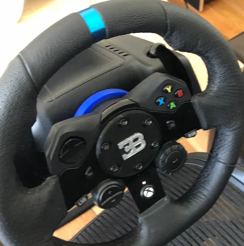 Logitech G923/G29/G920 Sim racing wheel cap Bugatti