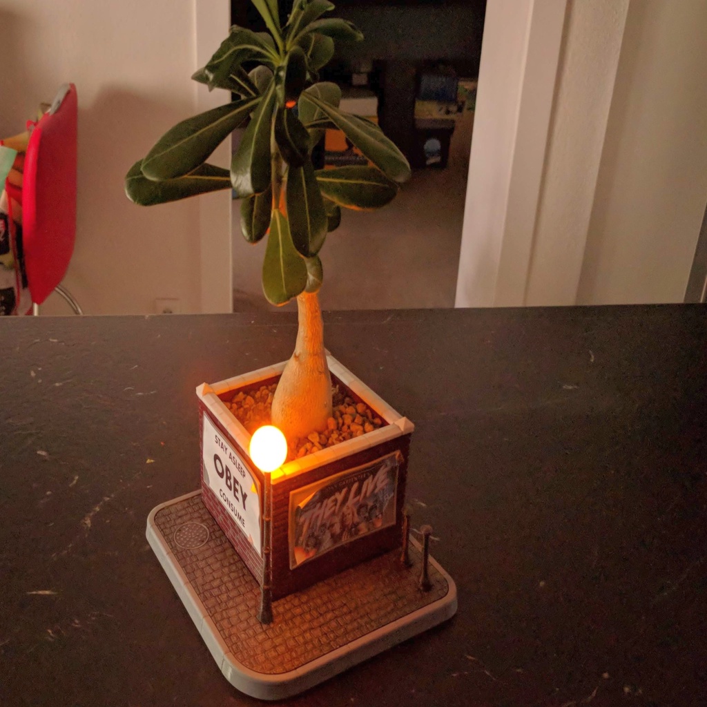 Brickwall Diorama Planter