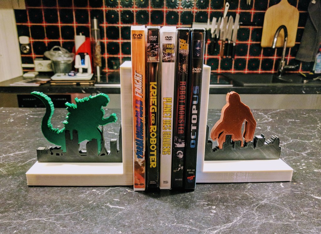 Movie Monster Silhouette DVD Stand / Bookstand