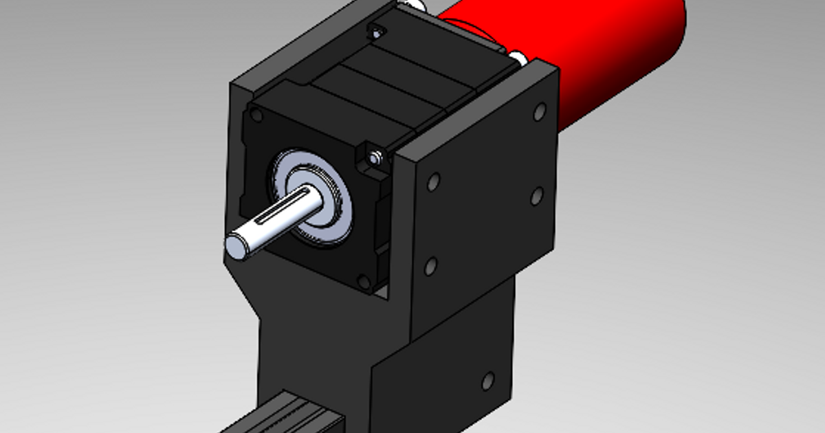 Vex Planetary Gearbox Mount by rngilligan, Download free STL model