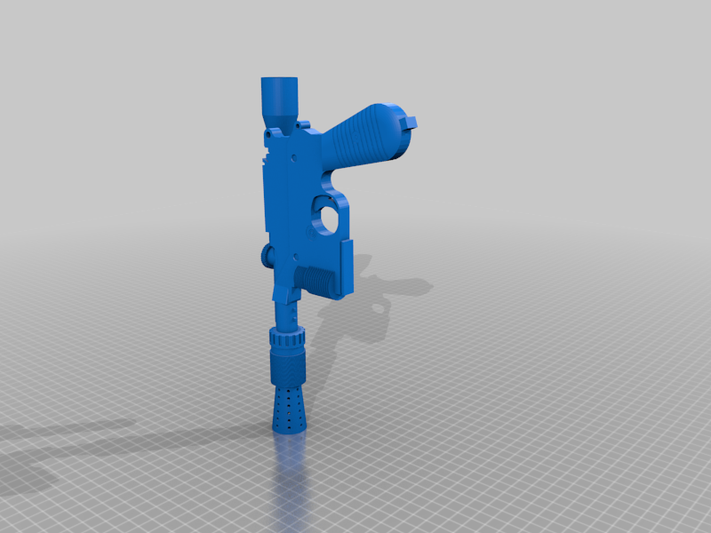Han Solo Style Blaster by 3D Print Stuff | Download free STL model ...
