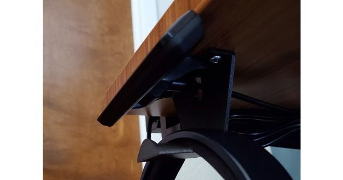 uplift desk headphone hook