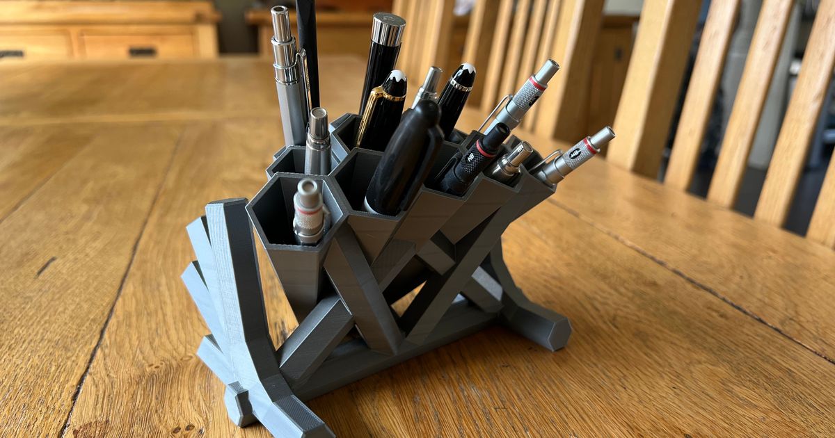 Pen Holder by DragonRR | Download free STL model | Printables.com