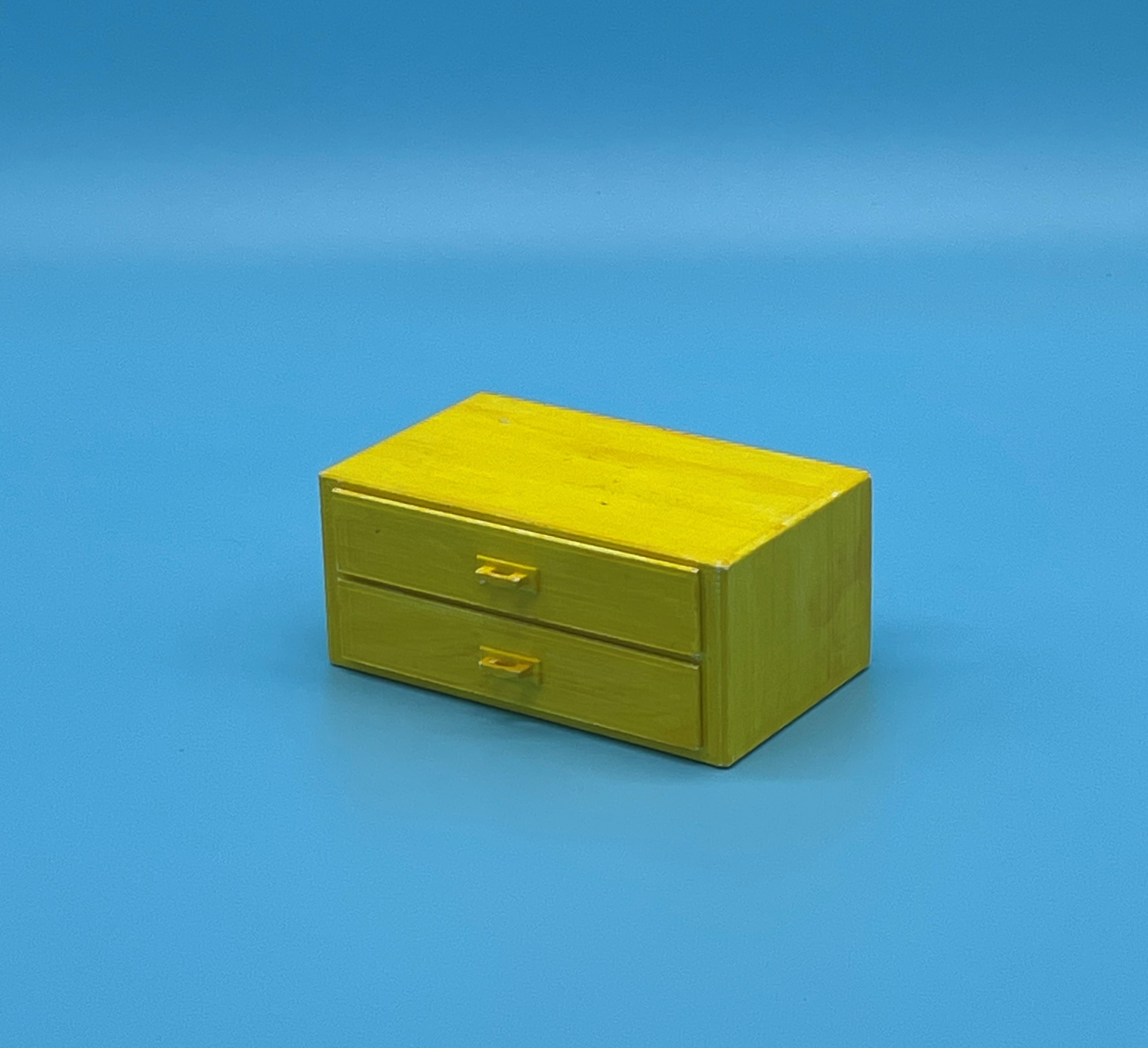 2 drawer cabinet - toy furniture