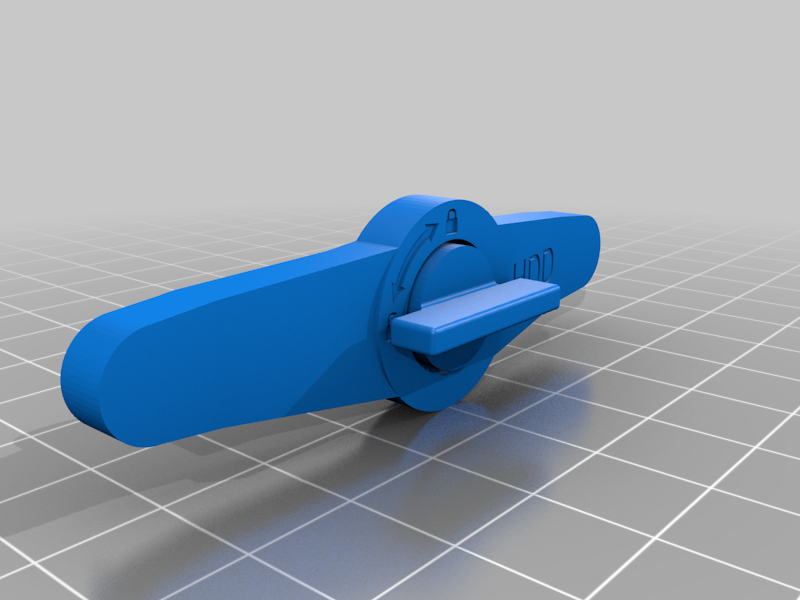 HDD tool-less lock