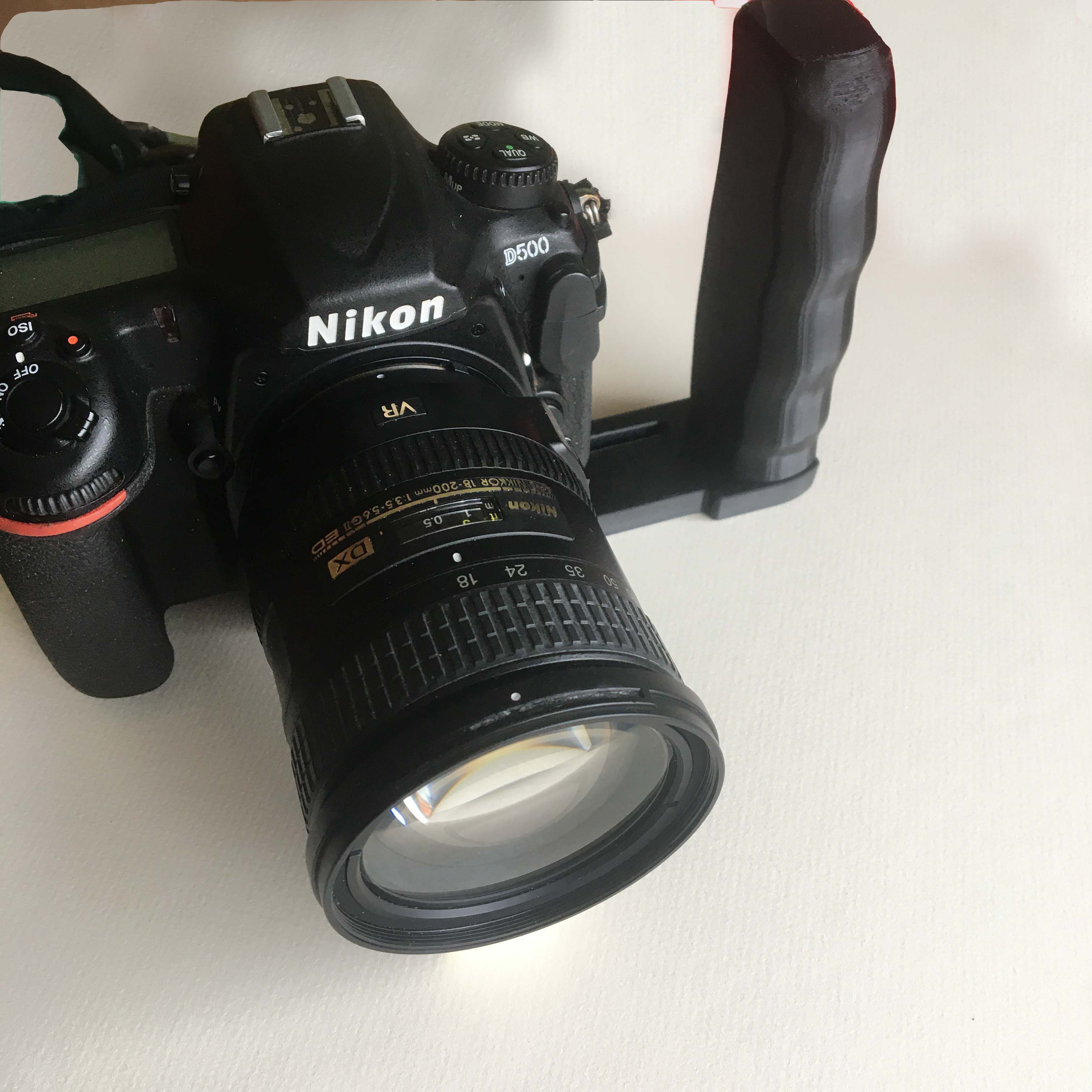 DSLR Baseplate and Grip (Ergonomic Version)