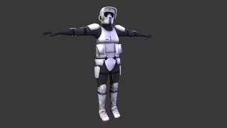 Imperial Trooper Scout (Lego Compatible Head) by Ian Foulds, Download free  STL model