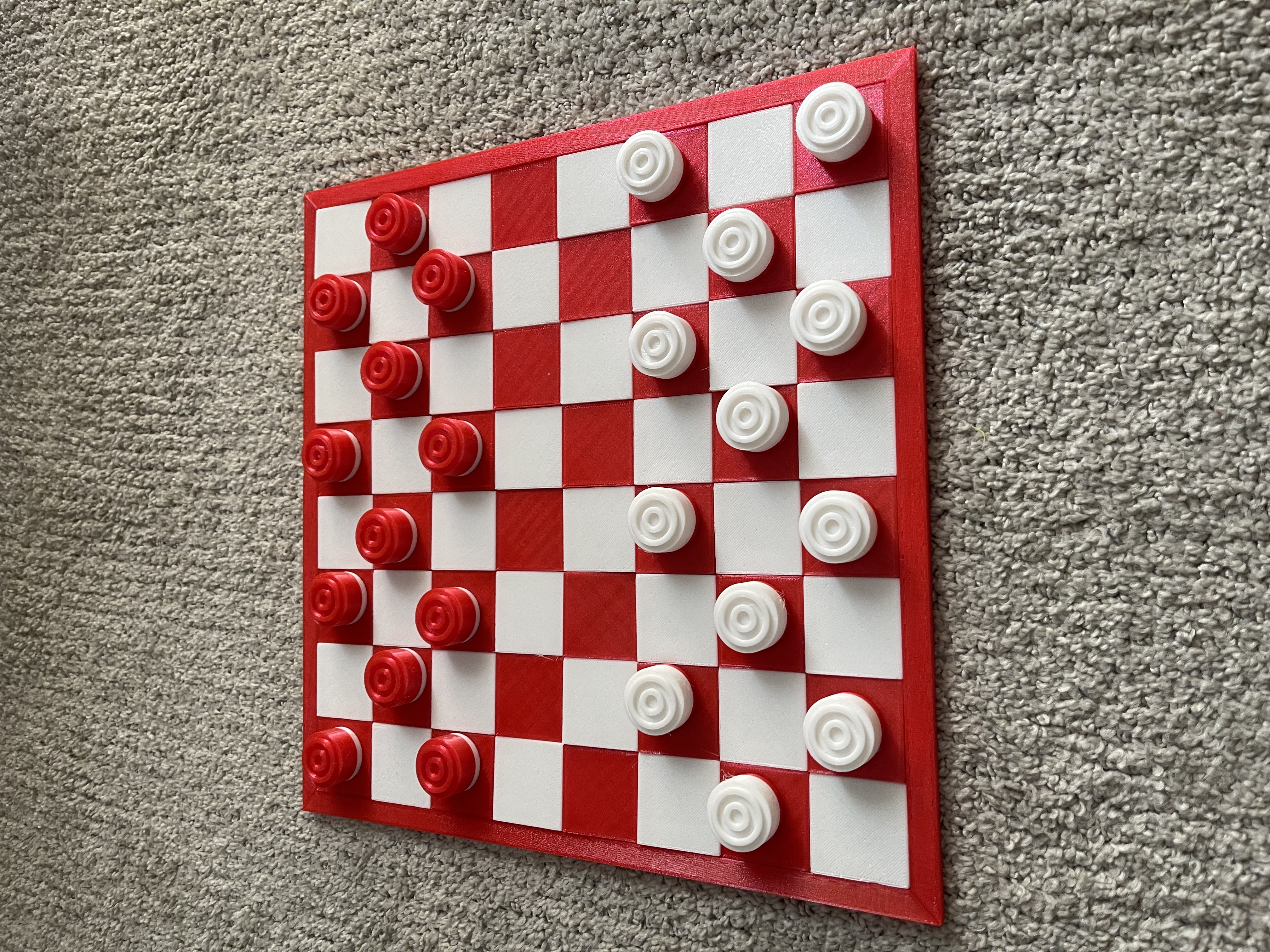 Italian checkers game