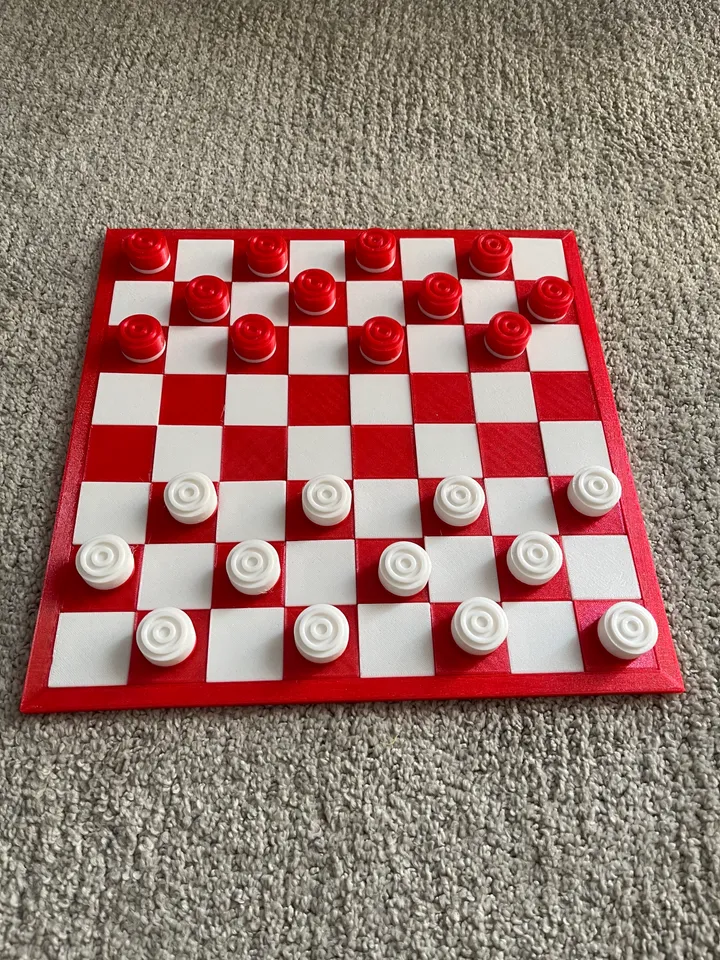 Italian checkers game by ciccio3D | Download free STL model ...