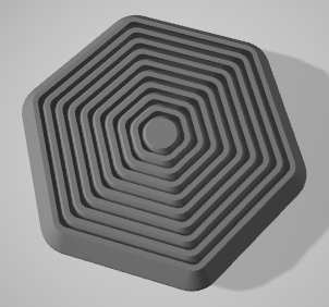 Concentric Hex Fidget