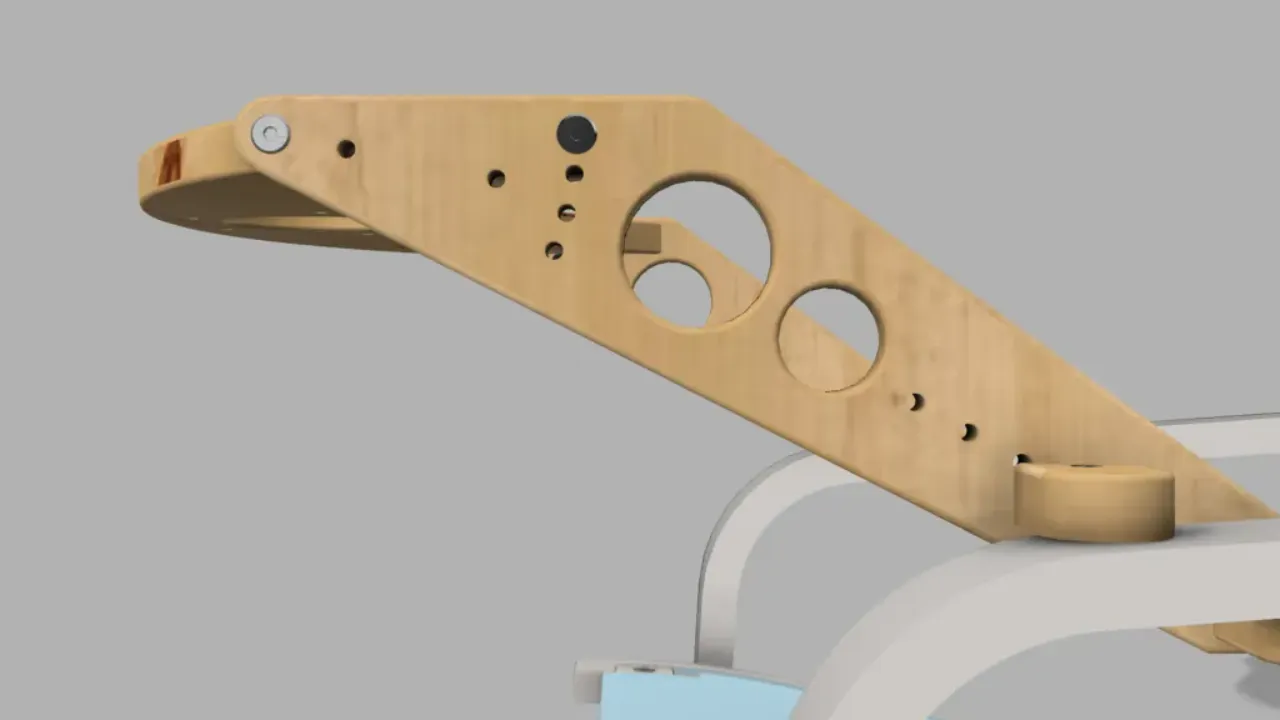 Poang sim wheel mount da Urbanpirate Scarica il modello STL