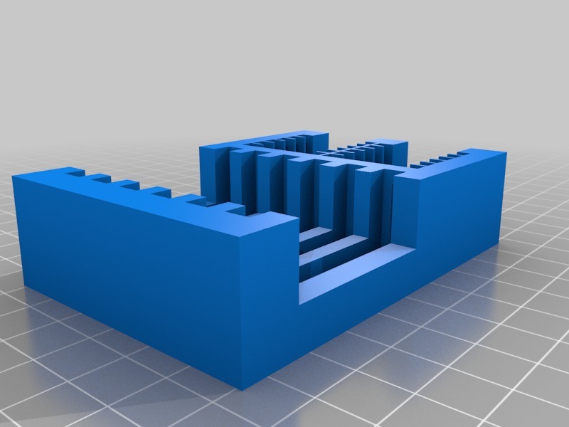 Miniatura 2 do modelo 3D SD / CF card holder