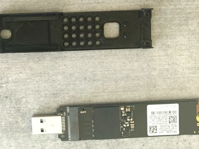 NVMe SSD Adapter Case - remix