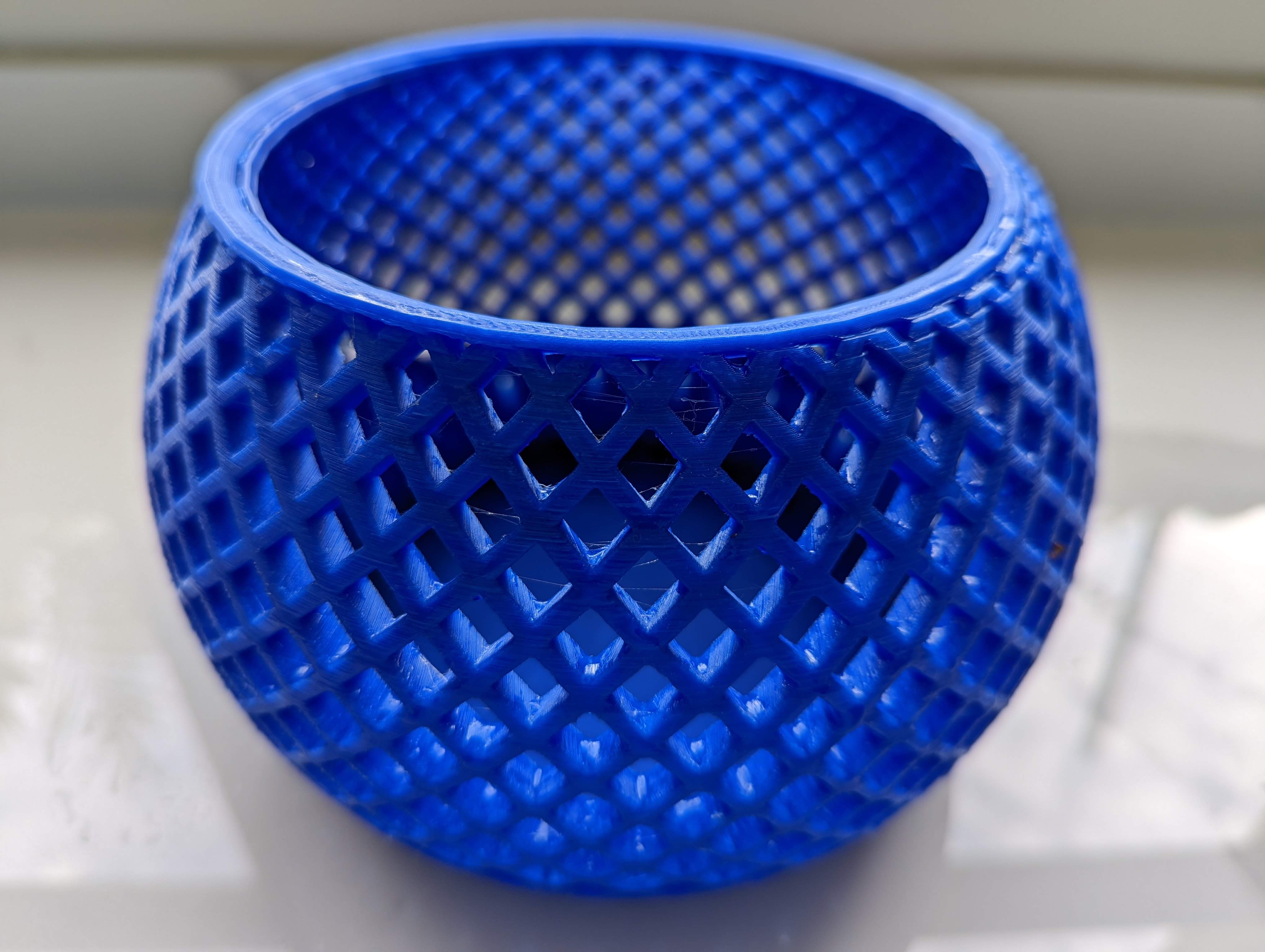 Miniatura 2 do modelo 3D Criss cross pattern planter