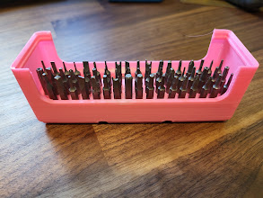 Gridfinity hex bit holder