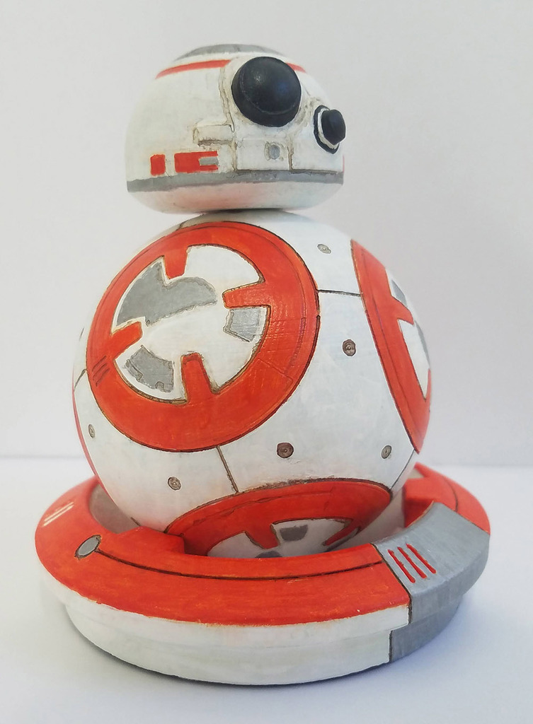 Miniatura 5 do modelo 3D BB8 Stand