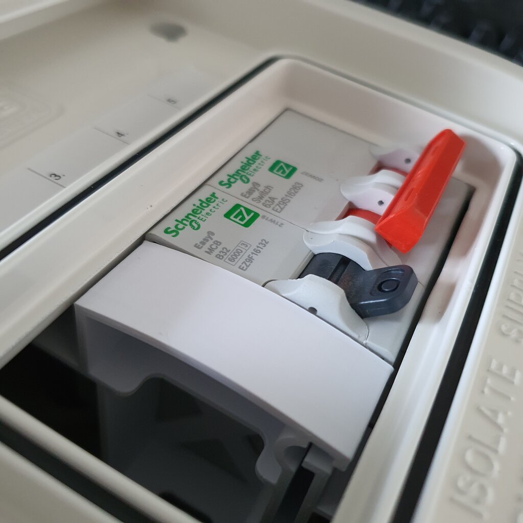 Miniatura 3 do modelo 3D Consumer Unit Blanking Plate
