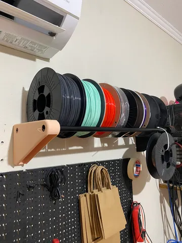 Wall mount for fillament spools