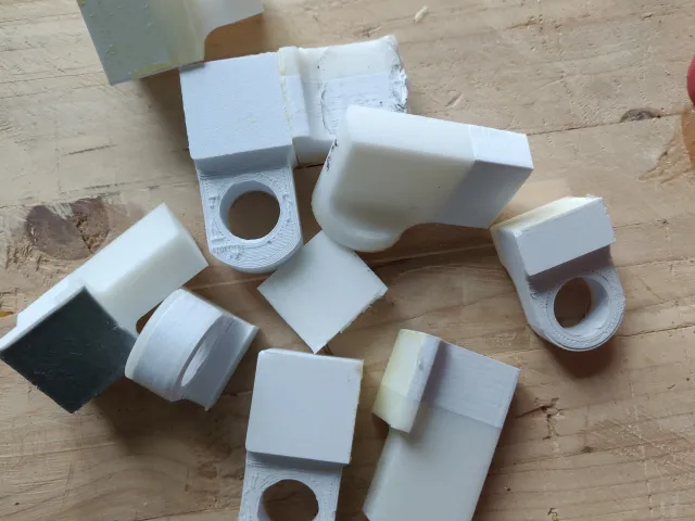 Glue strength test pieces