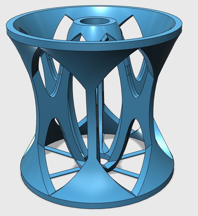 Artistic spool holder