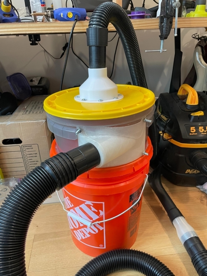 5 Gallon Bucket Dust Separator