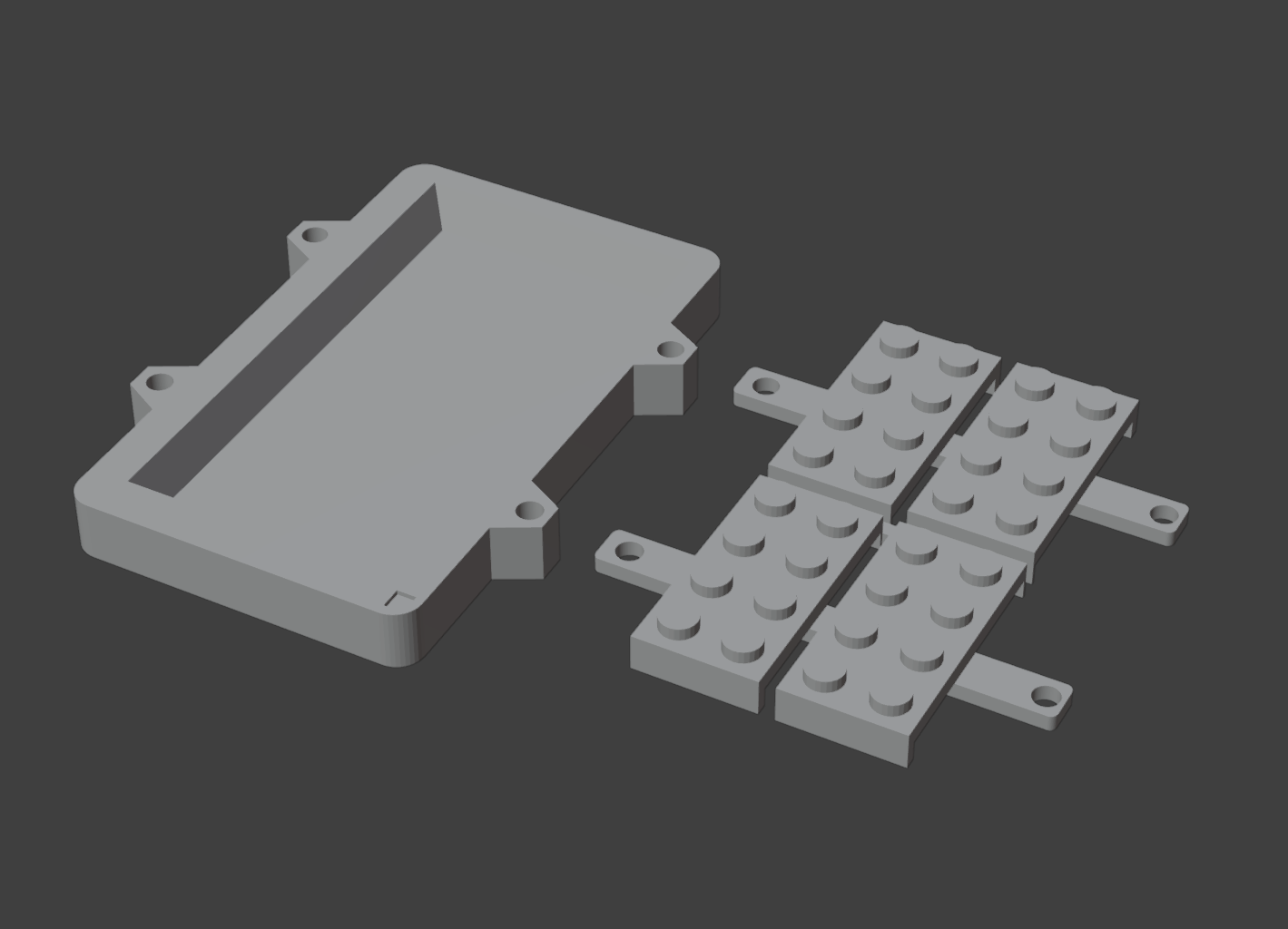 Mold for lego chocolate mold