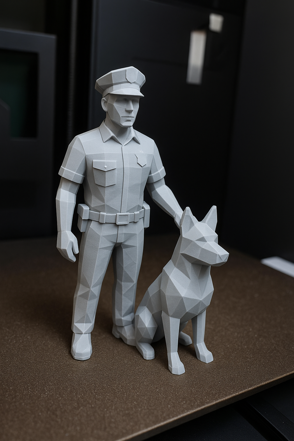 Police Unit K9 (lowpoly)