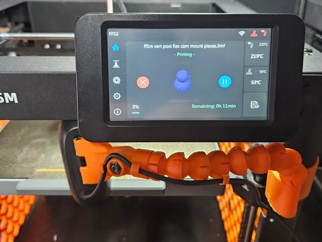 C270 WebCam flex mount FlashForge A5m