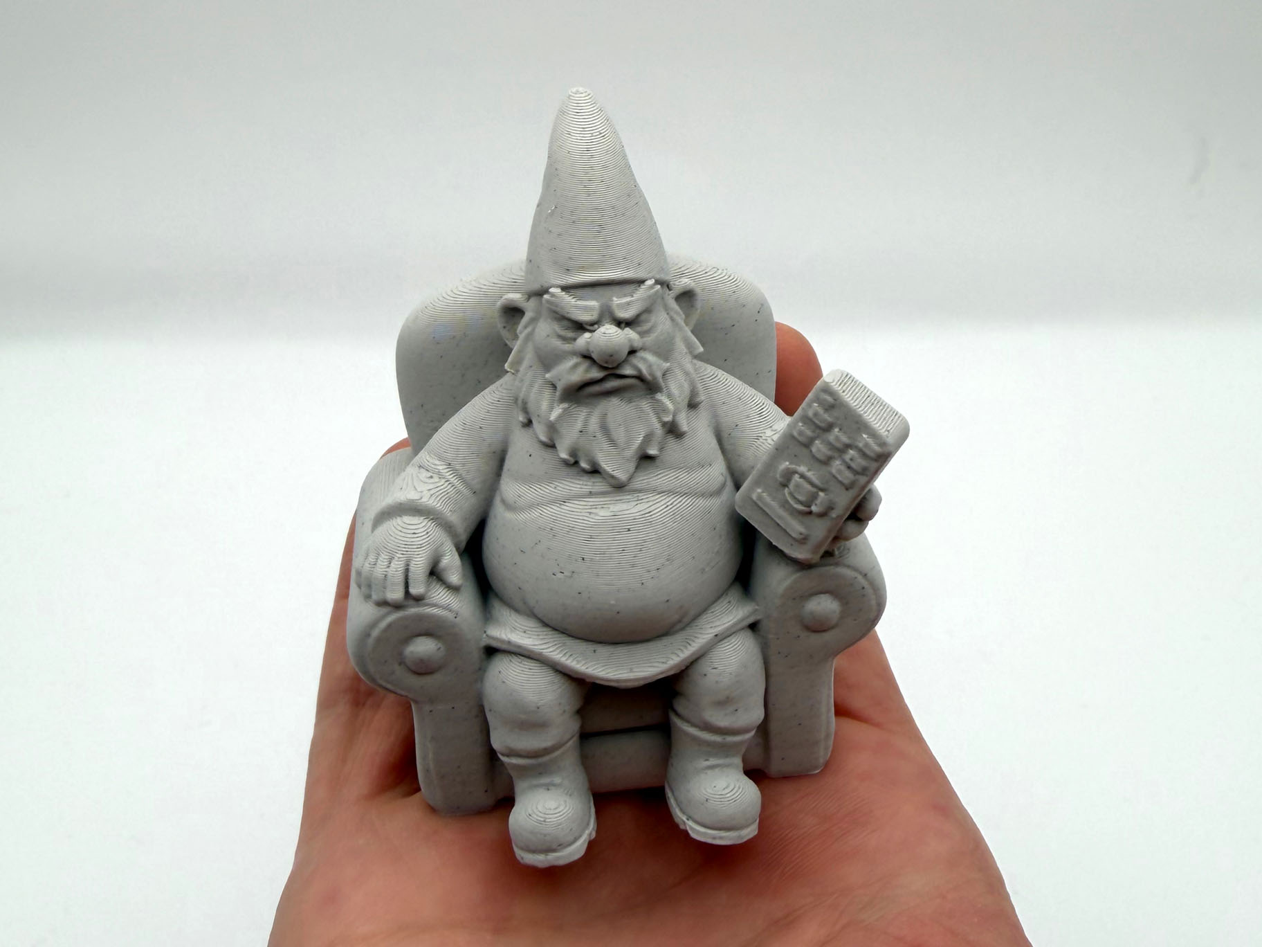 Grumpy TV Gnome 3D model by Stigern