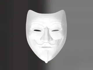Guy Fawkes Mask by SirPrintsALot | Download free STL model | Printables.com