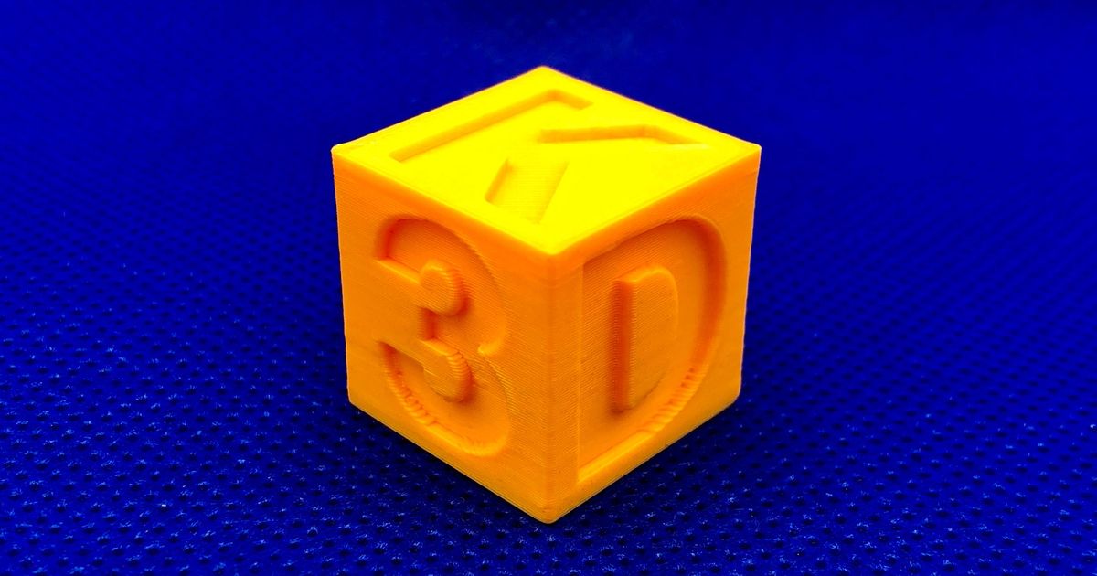 Calibration Cube by kosteklvp Download free STL model