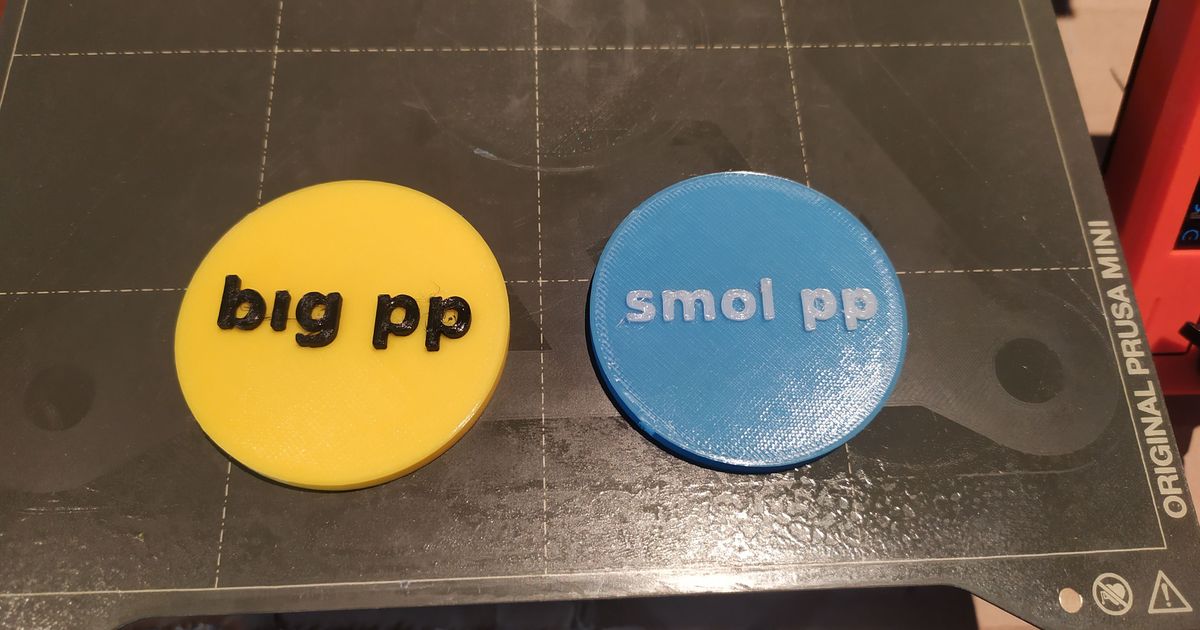 Big pp and smol pp by VyrCZ | Download free STL model | Printables.com