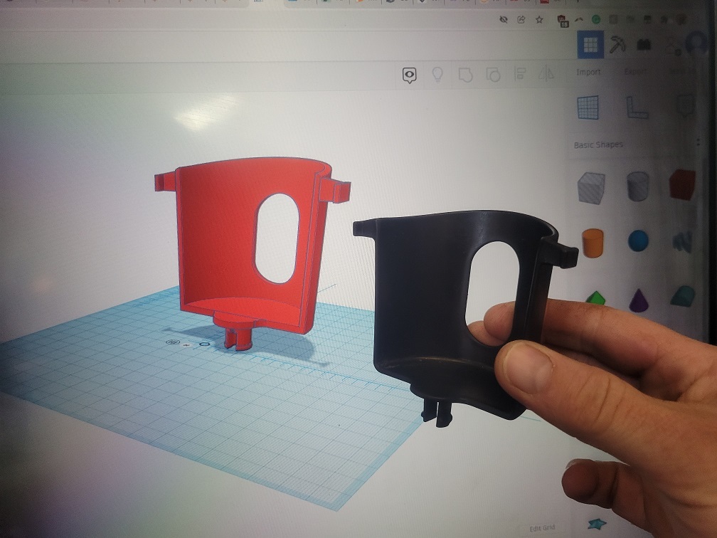 Car Seat Cup Holder by MMXC | Download free STL model | Printables.com