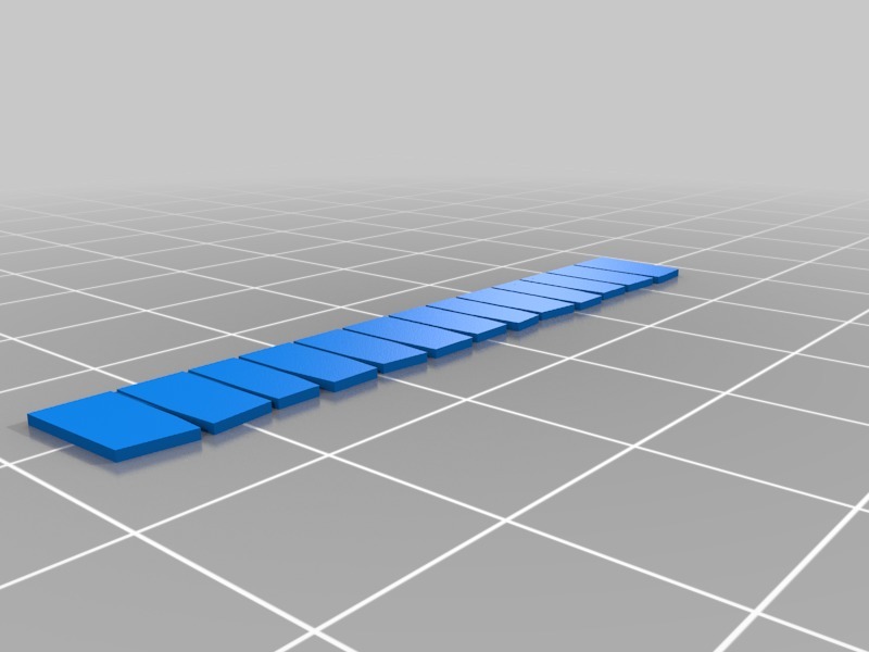 Strip Of Roof Shingles Even And Uneven For Building Model Houses By 