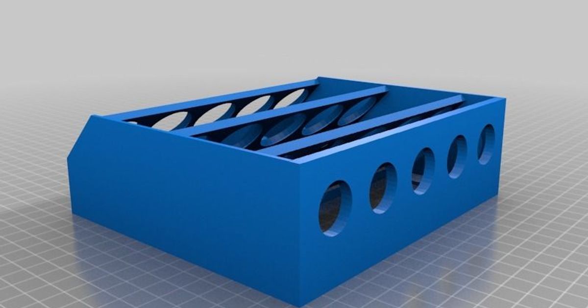 Shortened dropper bottle holder by ziddan Download free STL model