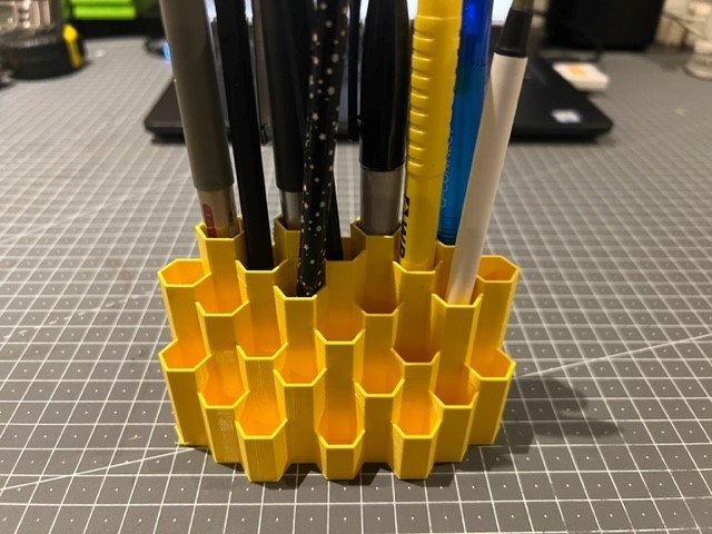 Beehive Hexagon Pen Holder