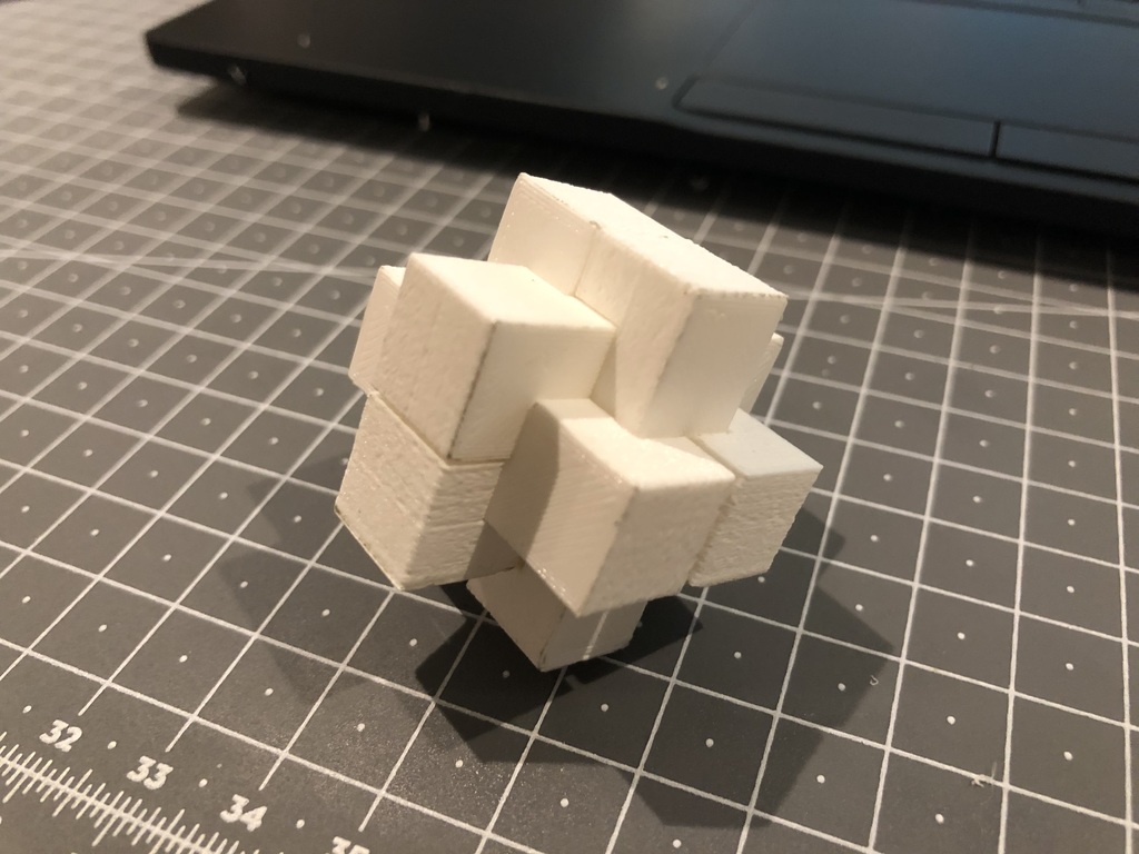 Coffin's Improved Burr Puzzle (level 2-3)
