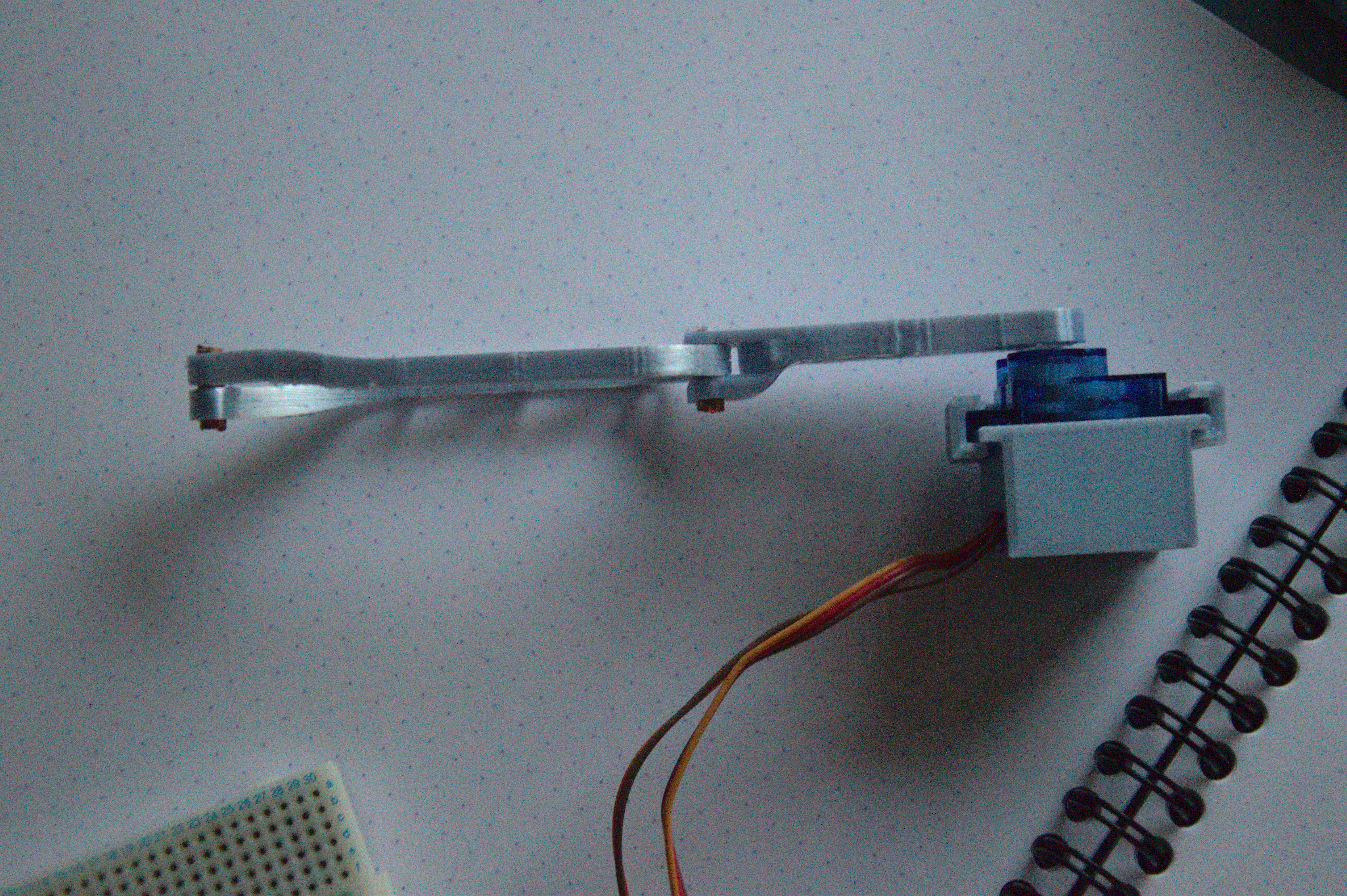 Five Bar Robot Leg Subassembly — miniatura 2