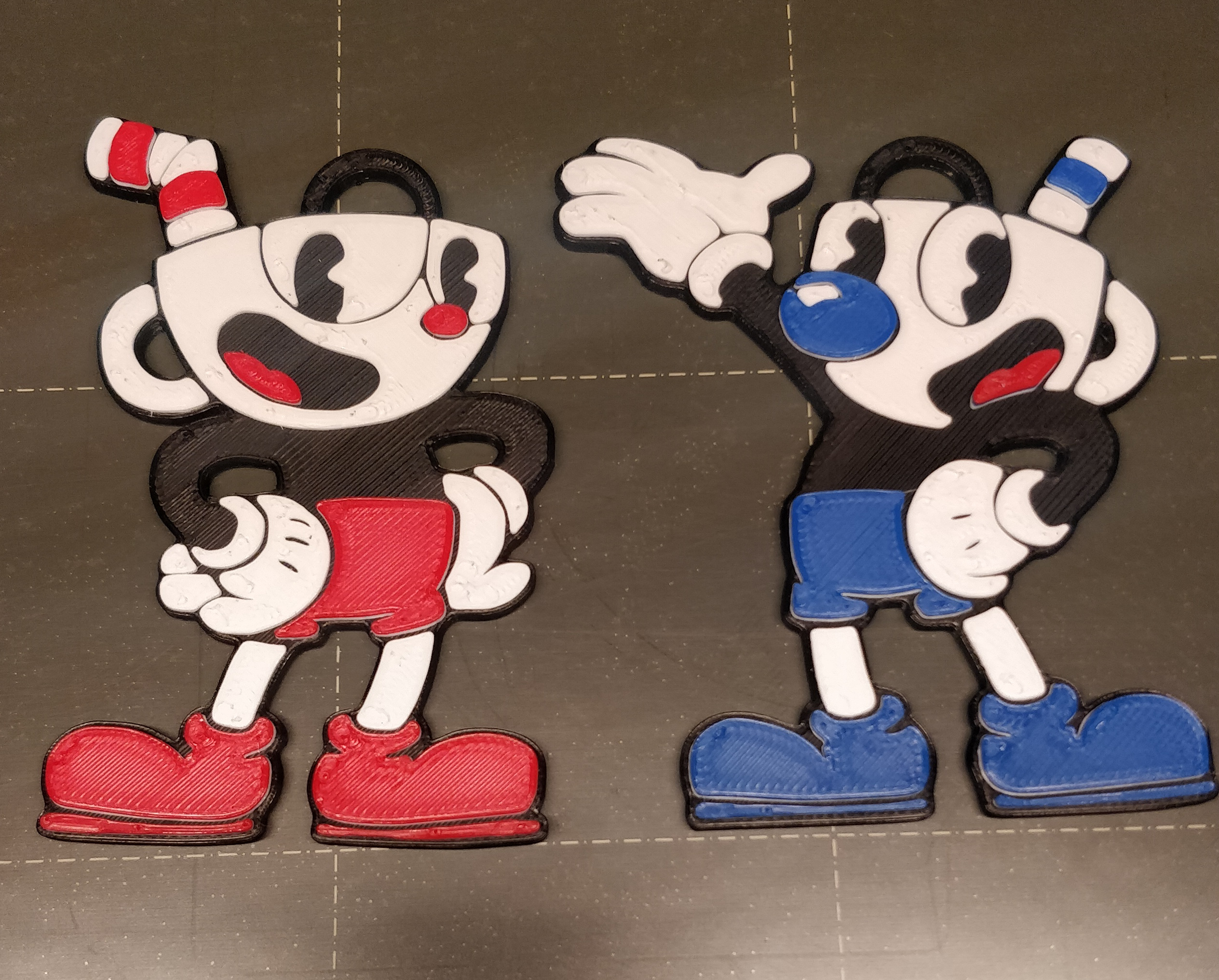 Cuphead Keychain