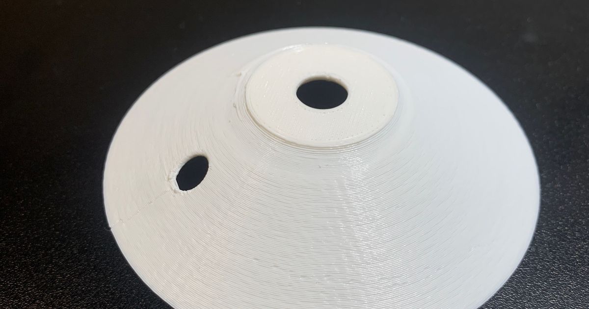 Ceiling Fan Bottom Retaining Cap by J Geanuracos Download free STL