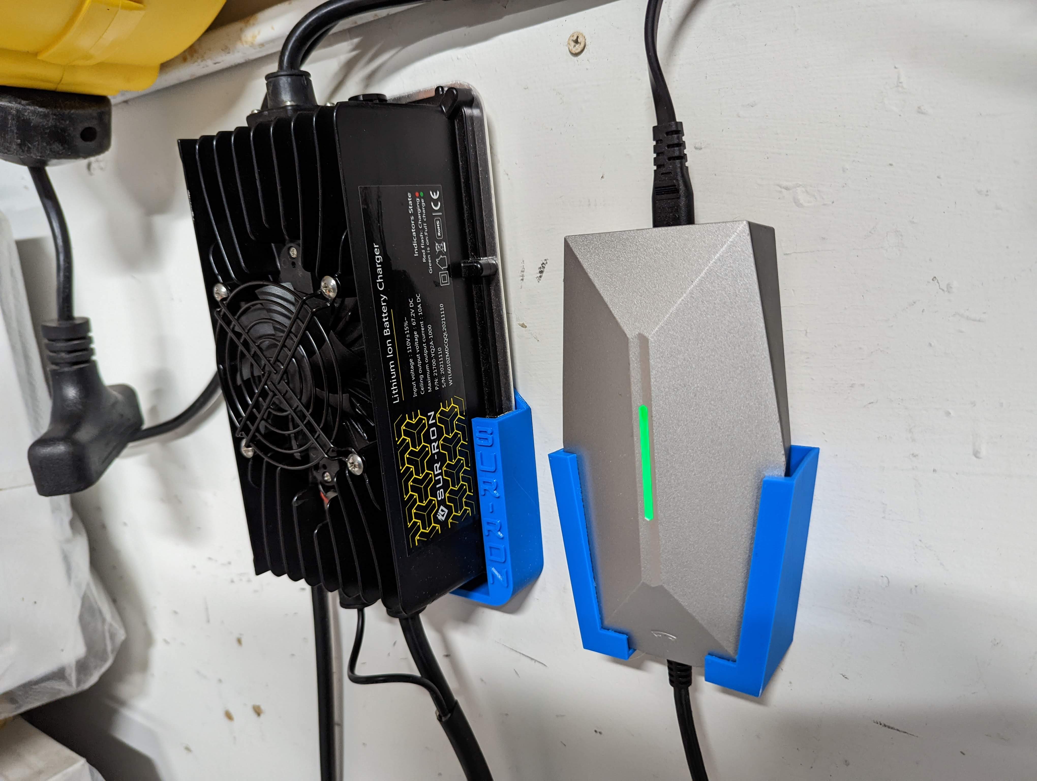 Tesla Cyber Quad Battery Charger Wall Mount Holder