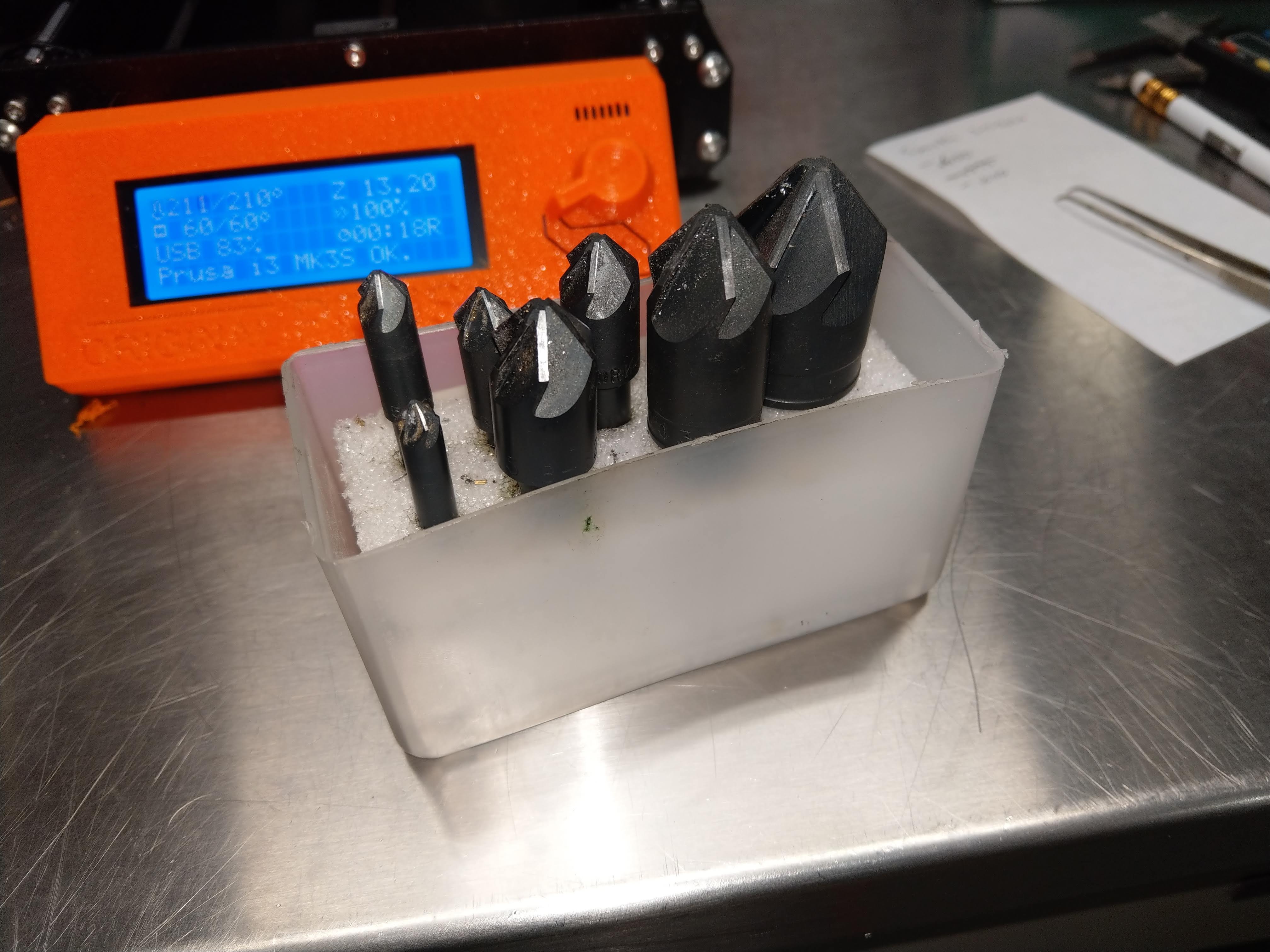 Countersink Bit Holder by kaje Download free STL model