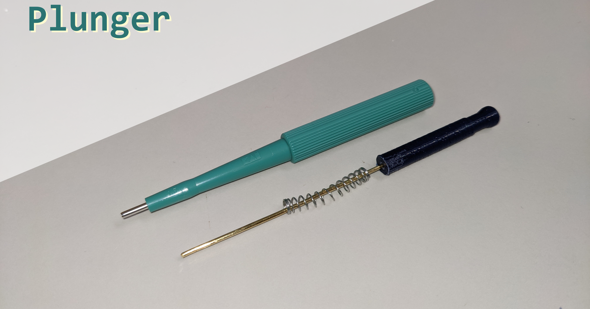 1.5mm Biopsy Punch Plunger by SteveW91 Download free STL model