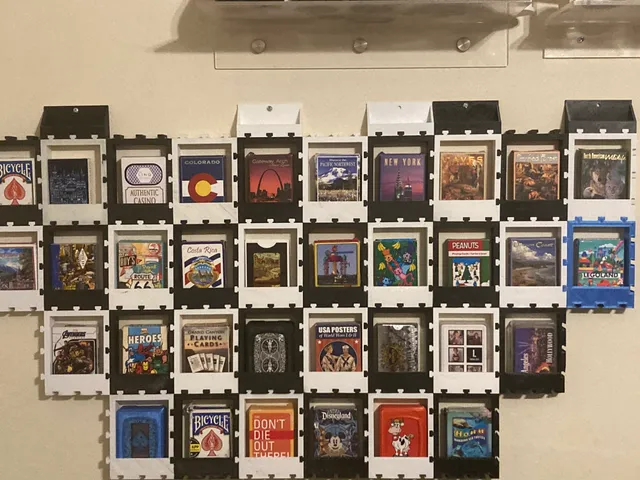 Modular playing card display