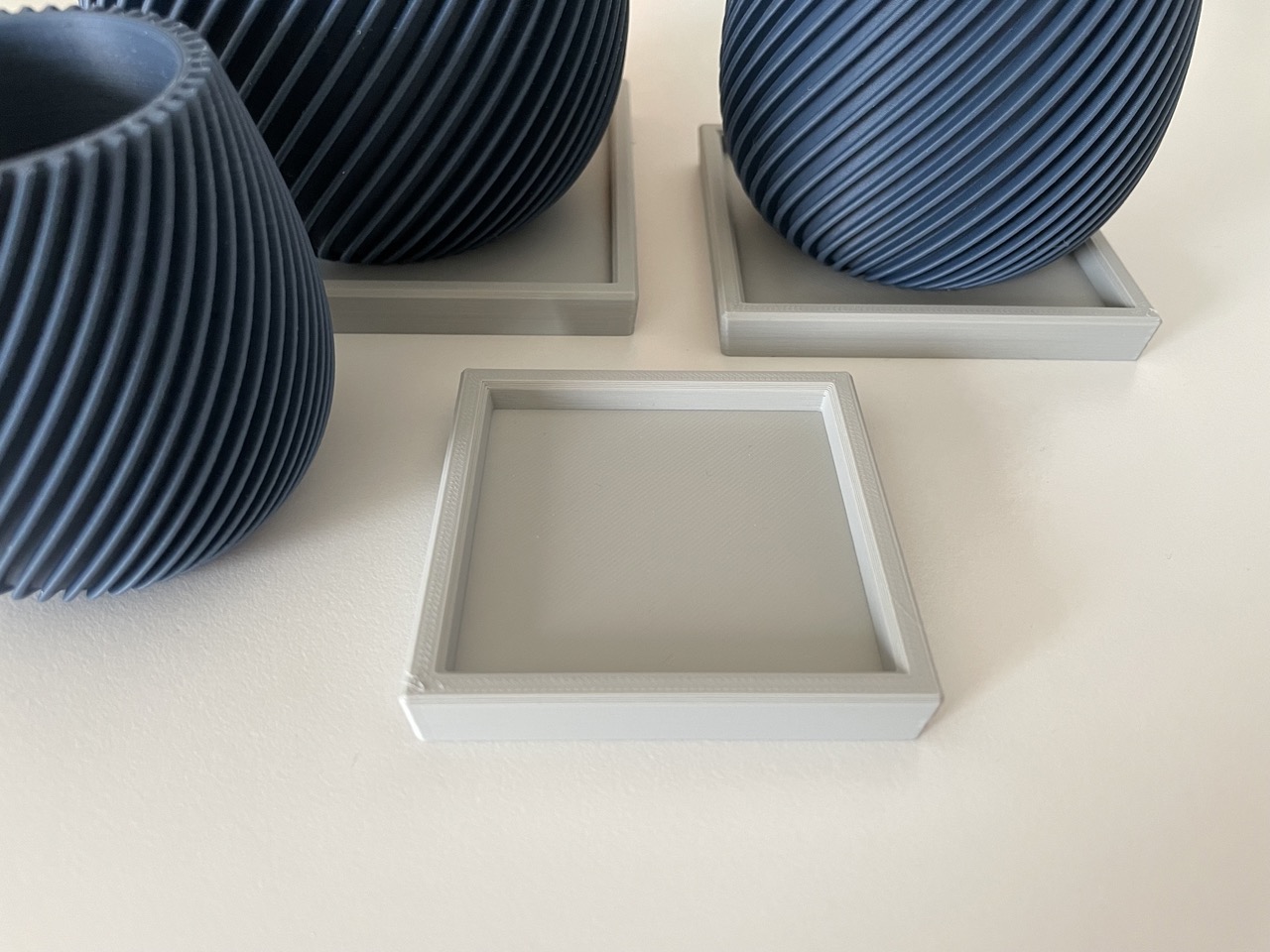 Plates for Modern spiral planter